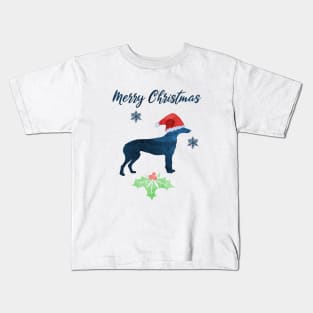 Christmas Scottish Deerhound Kids T-Shirt